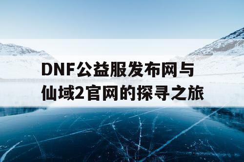 DNF公益服发布网与仙域2官网的探寻之旅